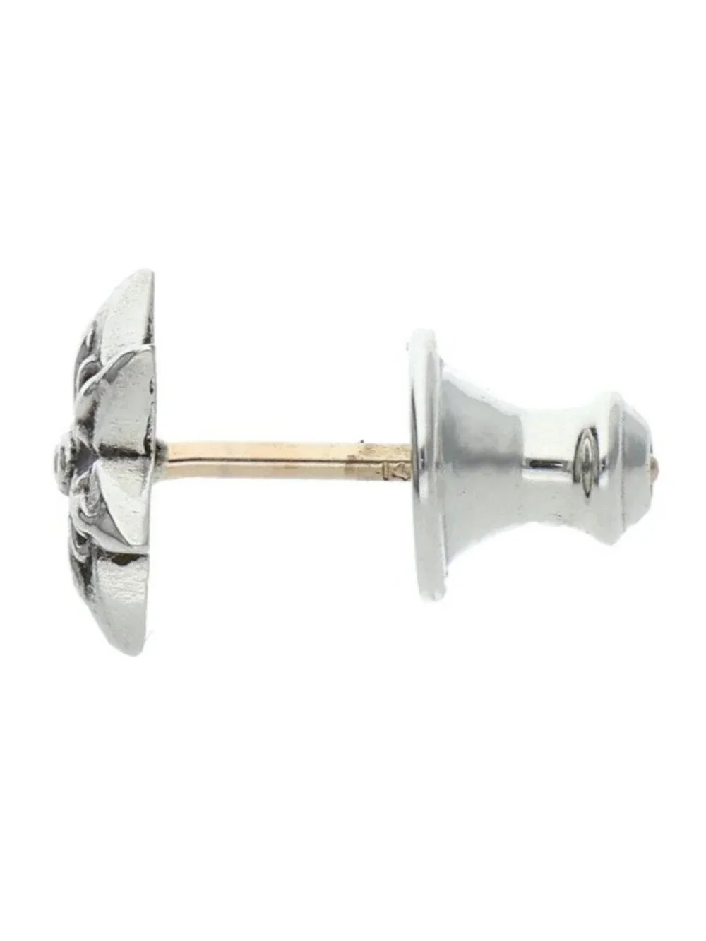 Chrome Hearts CO Star Stud Silver Earrings